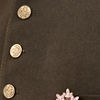 Gold Brooch with Chain Detail